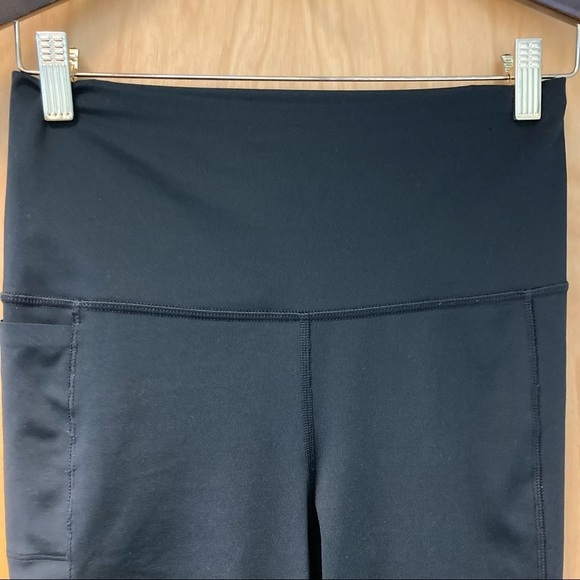 LOLE Sz S Comfort Waistband High Rise Zipper Pocket Mesh Inserts Leggings - Picture 2 of 10